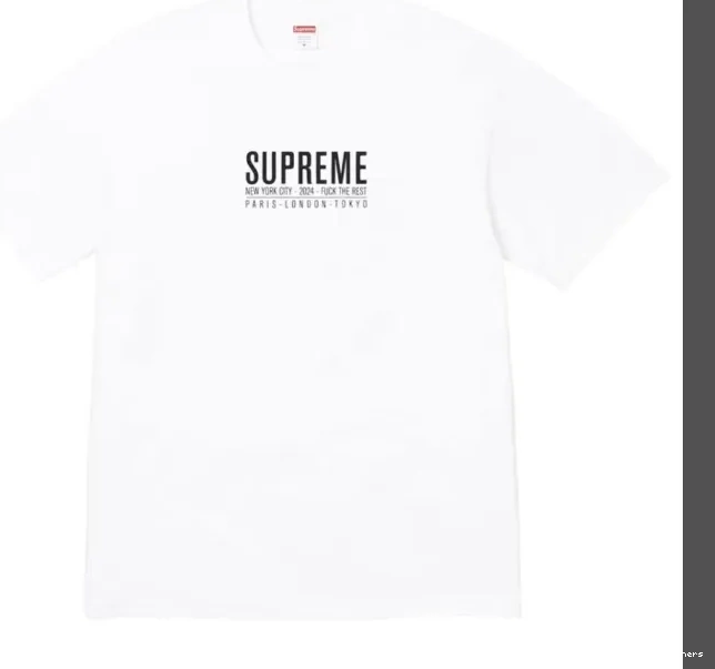 TEE XL White L Black Paris M and S 0803